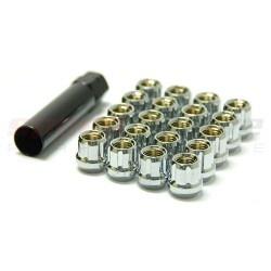 Fiat 500 Abarth Wheel Stud Nuts - Chrome